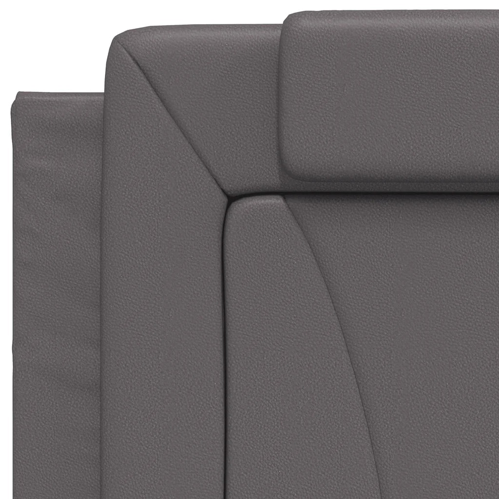 Letto singolo | Letto per adulti | Giroletto Viana senza Materasso Crema 90x200 cm in Similpelle