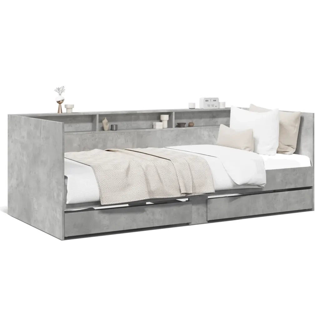 Divano letto | Sof¨¤ letto | Letto singolo con Cassetti senza Materasso 100x200 cm