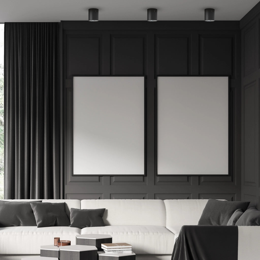 Faretto soffitto tondo Ø14 nero E27 60W George Milagro