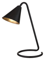 Lampada da tavolo industriale nera E14 Monty Rabalux