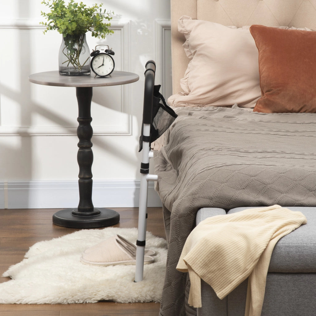 Letto con Testiera Regolabile in Acciaio ¨C Minimal ¨C Bianco