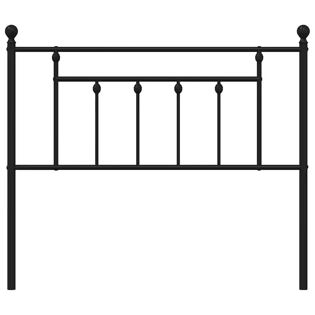 Testiera di Ricambio in Metallo Nero 100 cm 353566