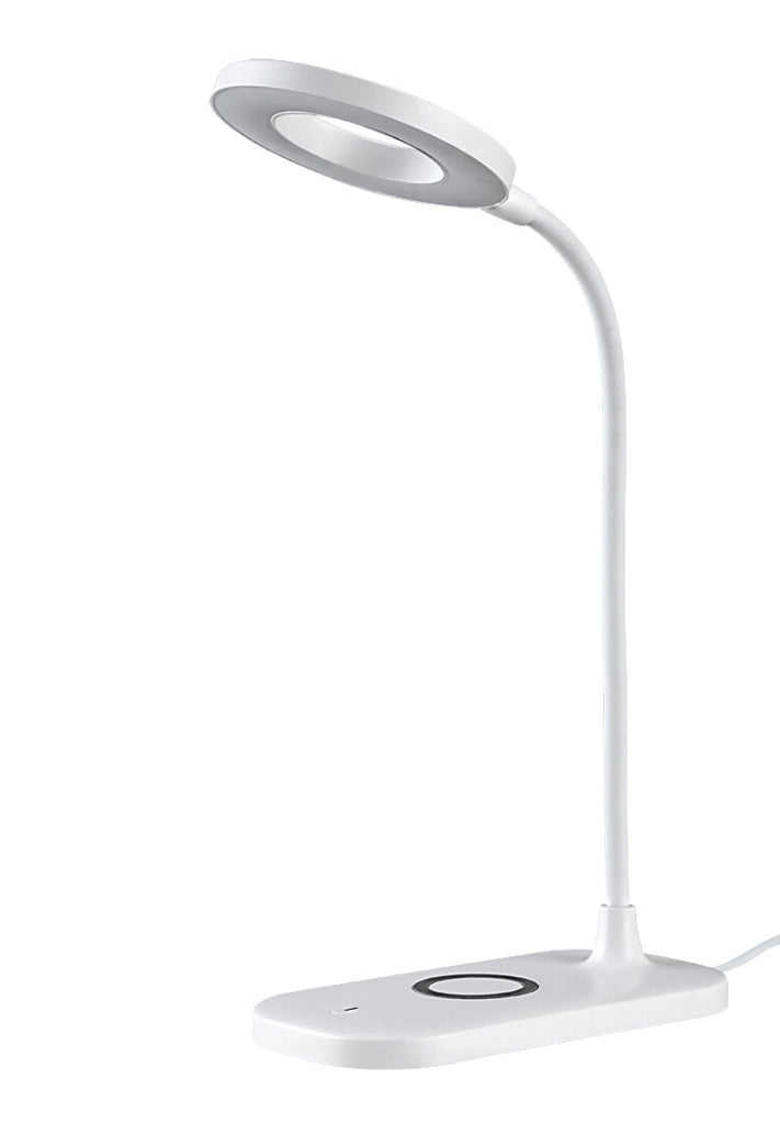 Lampada scrivania bianca LED 5W dimmer Rabalux Hardin