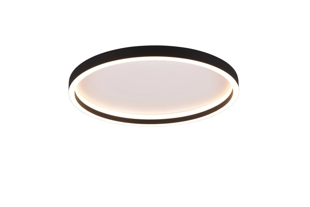 Plafoniera LED Rotonda bordo nero