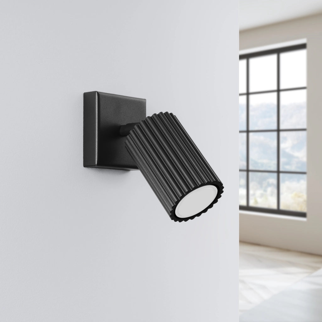 Lampada da parete KARBON nero
