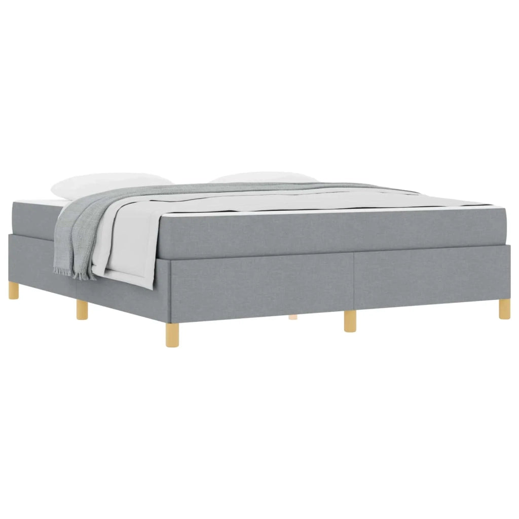 Struttura del letto Grigio chiaro 180 x 200 cm Tessuto 3398955