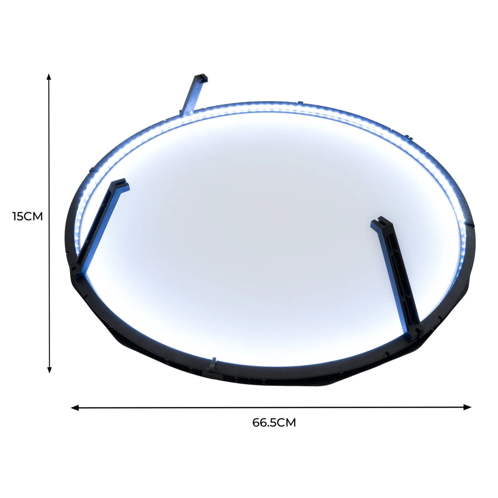 Anello LED per Bersaglio Freccette 120 LED Dimmerabile 360°