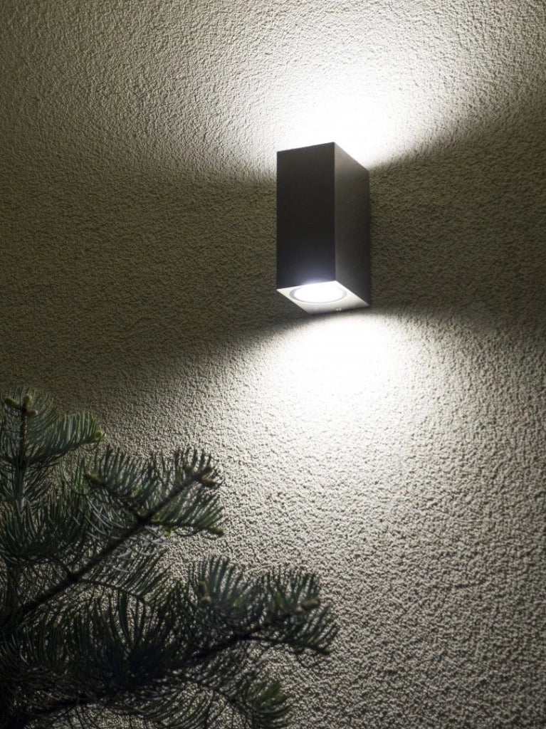 Applique esterna SU-MA Mini 2xGU10 grigio scuro IP44