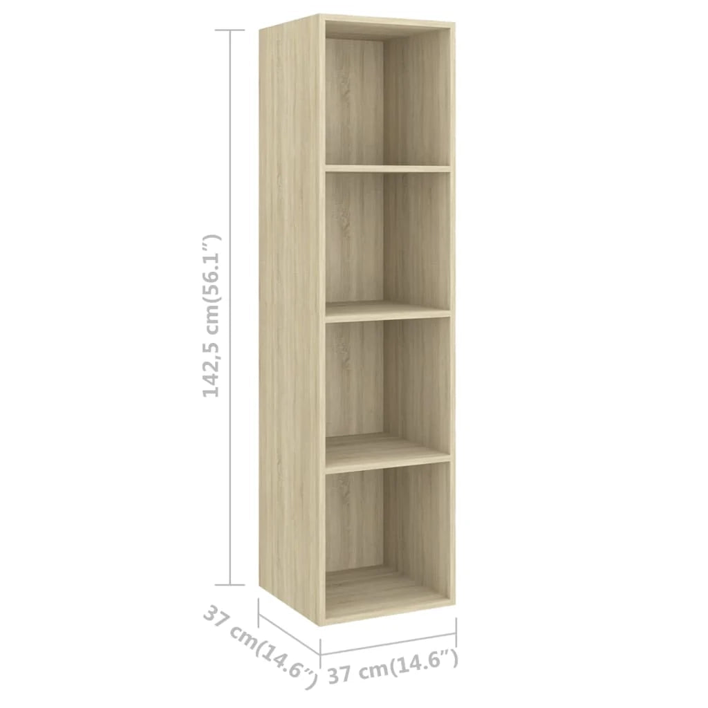 Set di mobili da 3 pezzi comprensivo di armadio credenza mobile porta TV soggiorno/camera da letto/salotto legno ingegnerizzato rovere Sonoma marrone 02_0024606