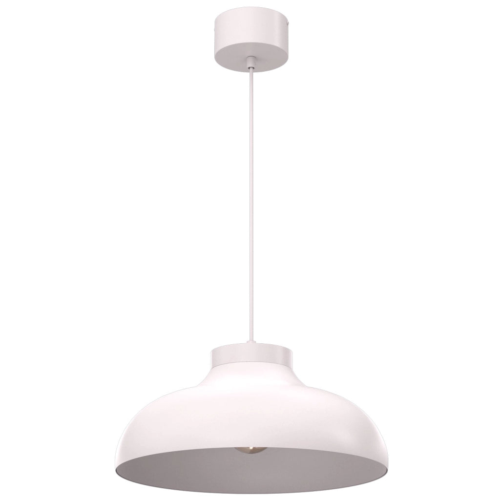 Lampada sospesa Basca industriale 1xE27 beige Luminex