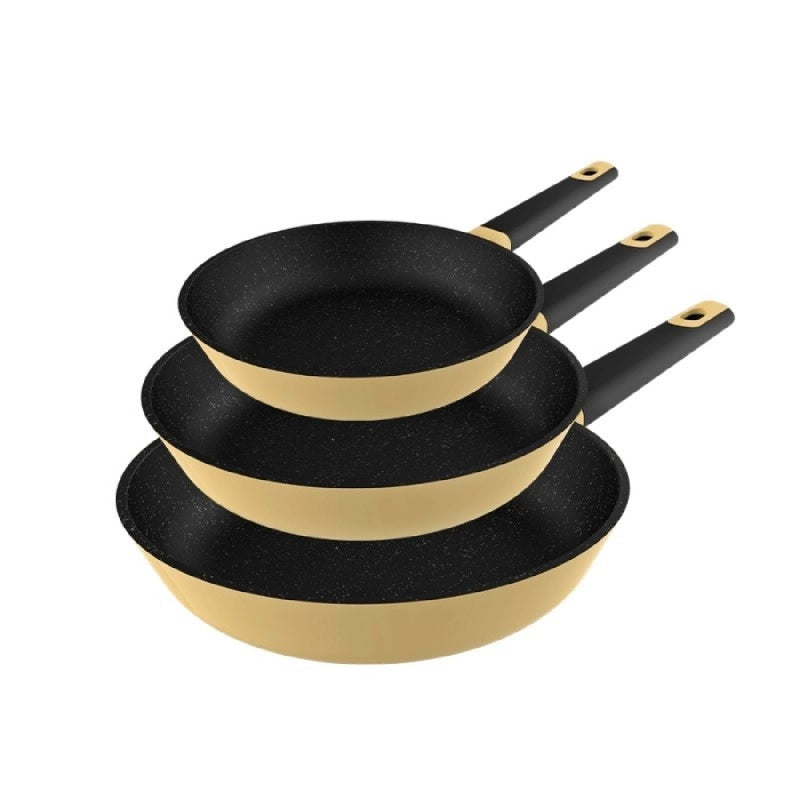 CECOTEC 03132 - Set di Padelle Polka Experience 18-22-26 Bucket Set Vulcano
