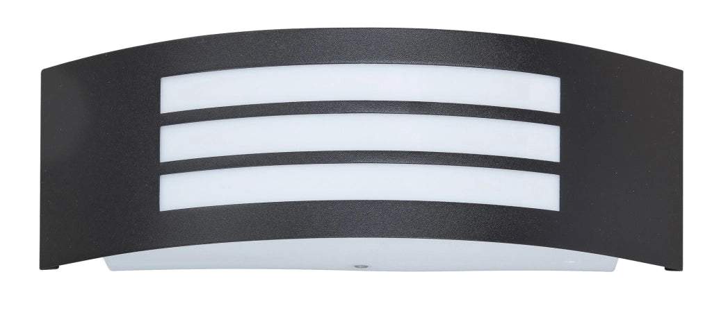 Applique esterna Roma 1 luce E27 nera opaca IP44 Rabalux