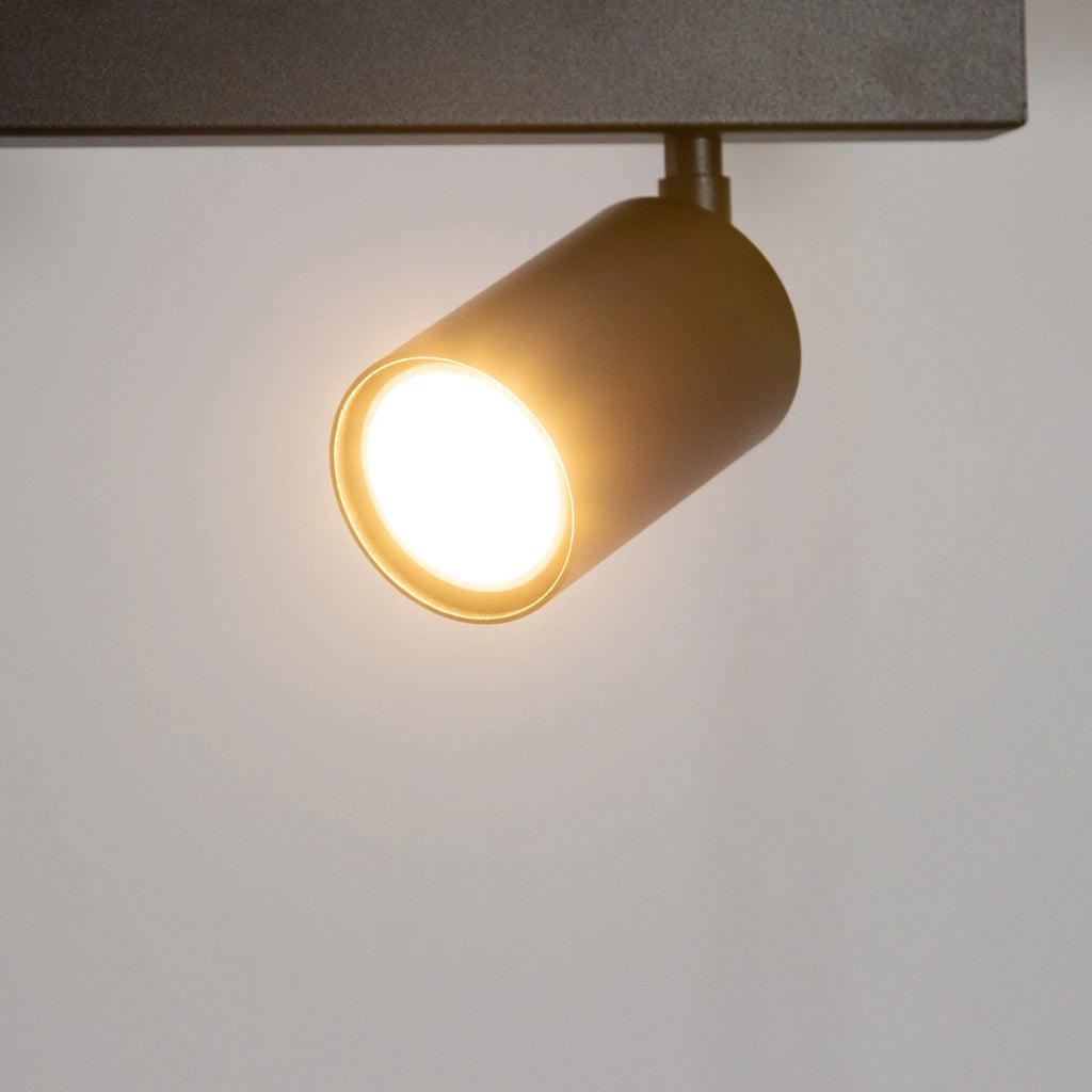 Lampada a sospensione Tavira nera vetro G9+GU10 Sigma