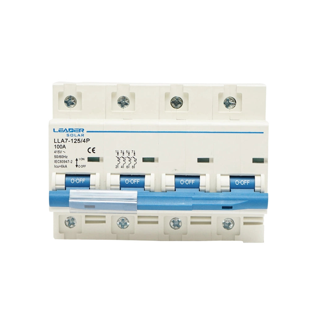 Interruttore automatico tipo 4P-100A-415VAC Leader