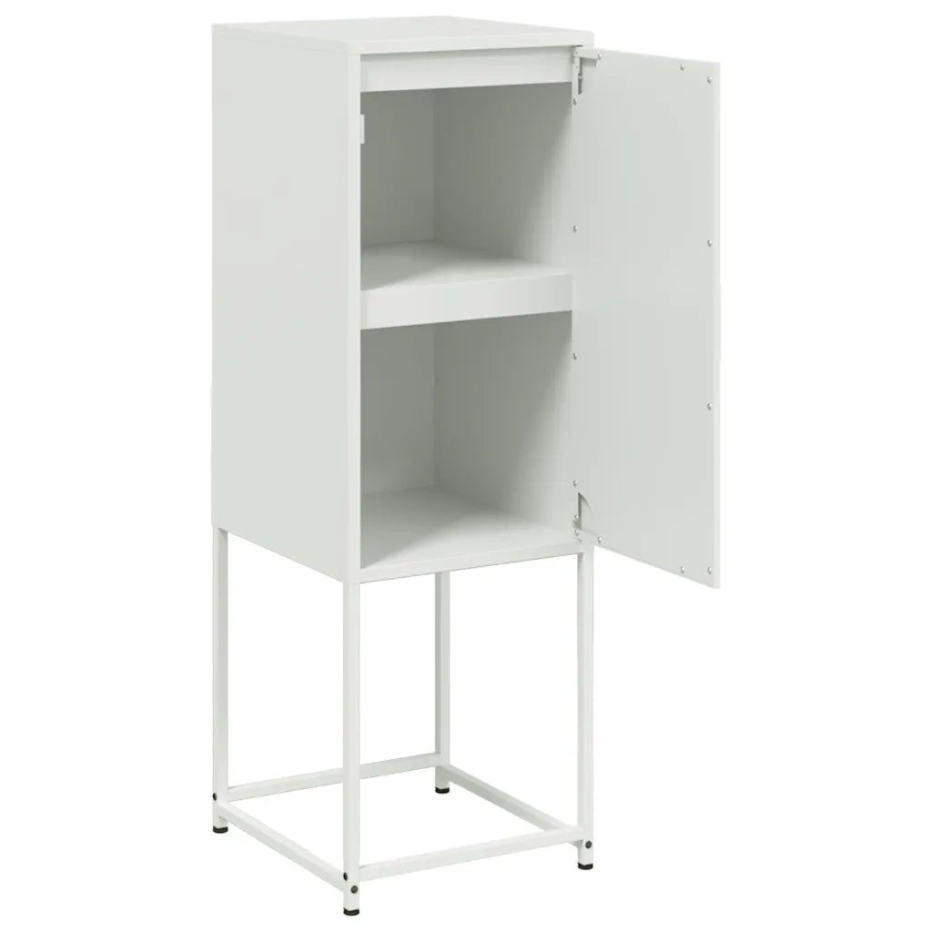 Credenza Bianca 36x39x107 cm in Acciaio 846535