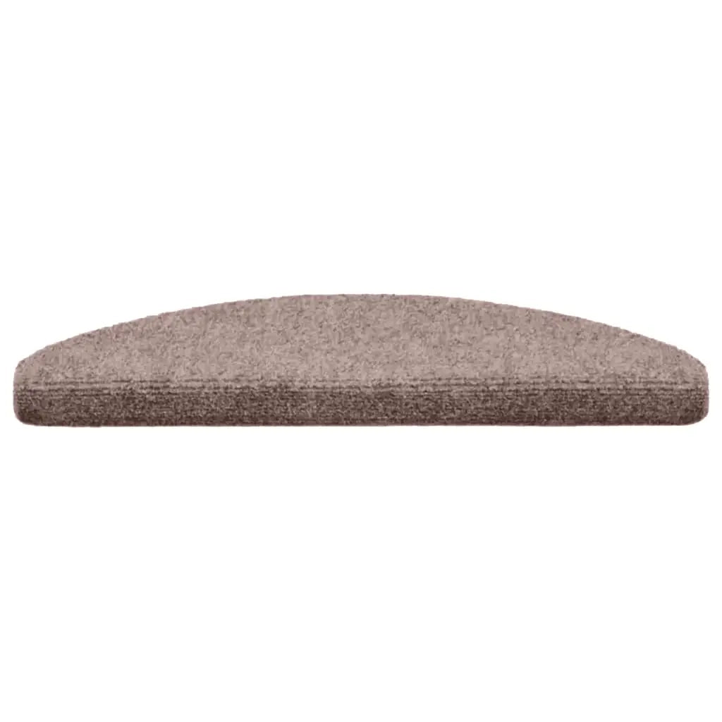 Tappetini per scale autoadesivi 20 pz 65x21x4 cm Marrone Chiaro semicircolari grandi 3365643