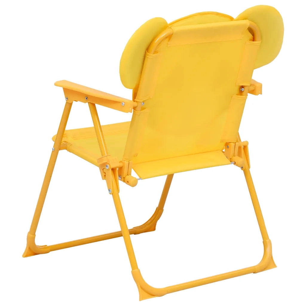 Set da Bistrot da Giardino | Set Salotto da Giardino per Bambini con Ombrellone Giallo