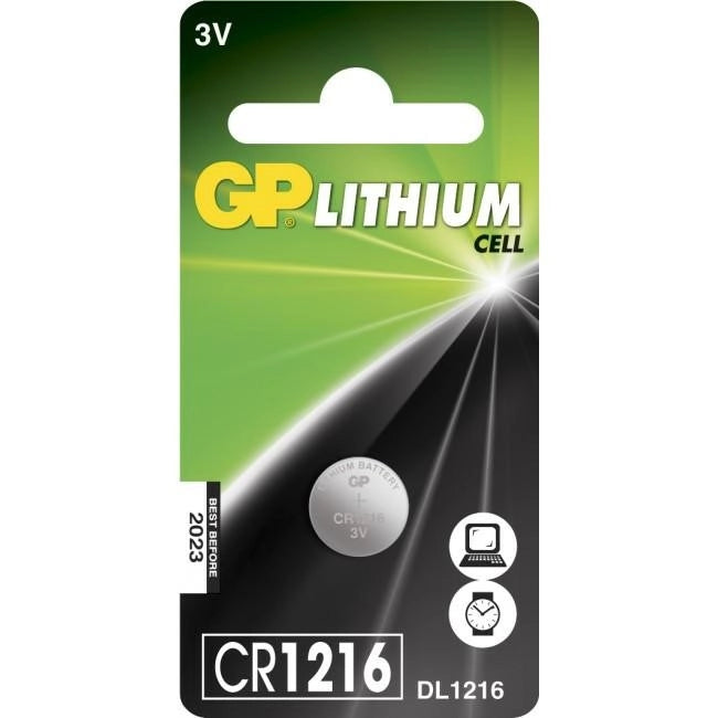 GP (GPBM) Batteria LITHIUM BATTERY CR1216 - 3V