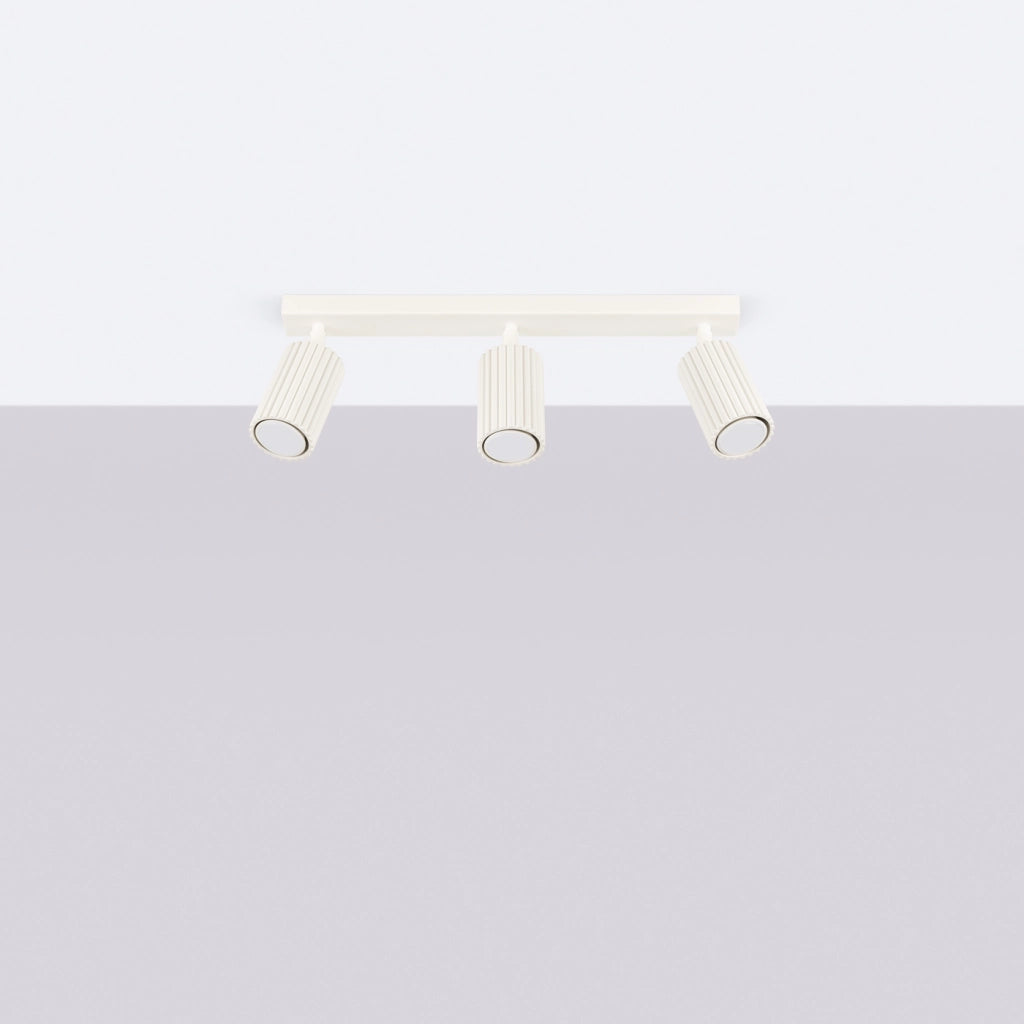 Lampada da soffitto KARBON 3L beige