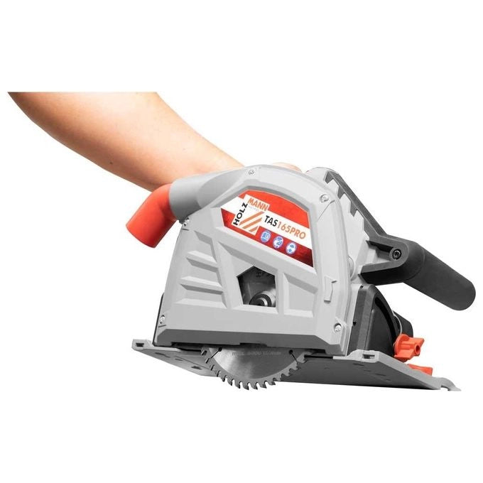 Holzmann TAS165PRO Seghetto a immersione 1400 W velocita' variabile 2000 - 5300 rpm con sistema di aspirazione polveri colore Nero
