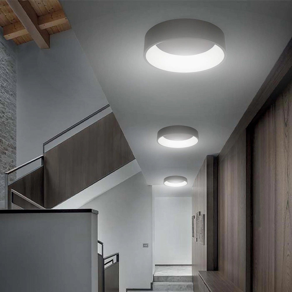 Trade Shop - Plafoniera Tonda Lampada Soffitto Parete Led 42w Cct 3000k 4000k Luce 60cm 230v -
