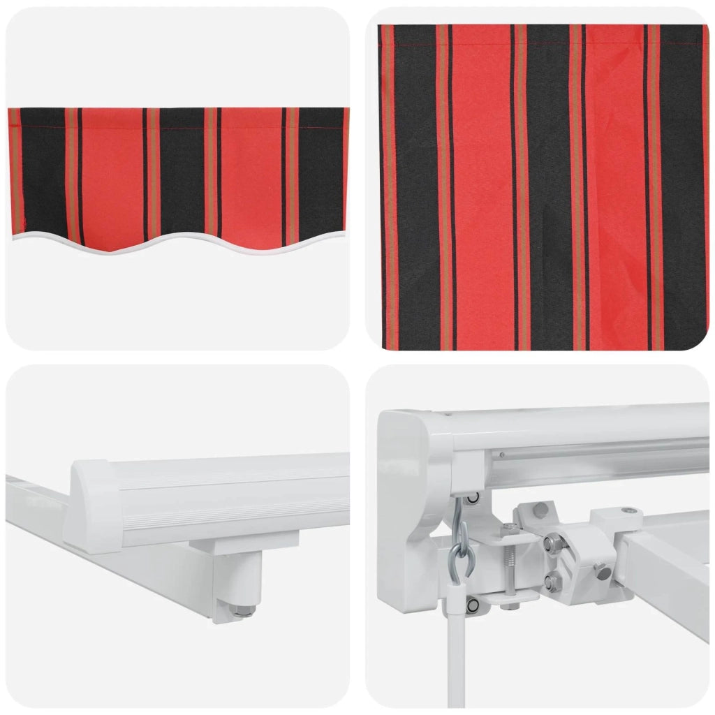 Cornice per Tenda Manuale con LED 3,5 x 2,5 m 3420595