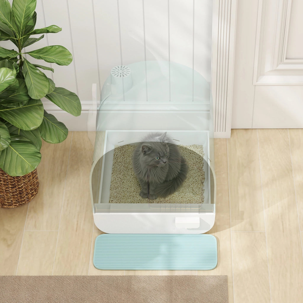 Lettiera Chiusa per Gatti ¨C Minimal ¨C Verde, PP, 43x44x47cm