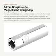 Chiodo a candela 14mm - Magnetico - Acciaio inossidabile - Duraturo - Resistente alla corrosione - Impermeabile all'acqua - Cassetta a candela