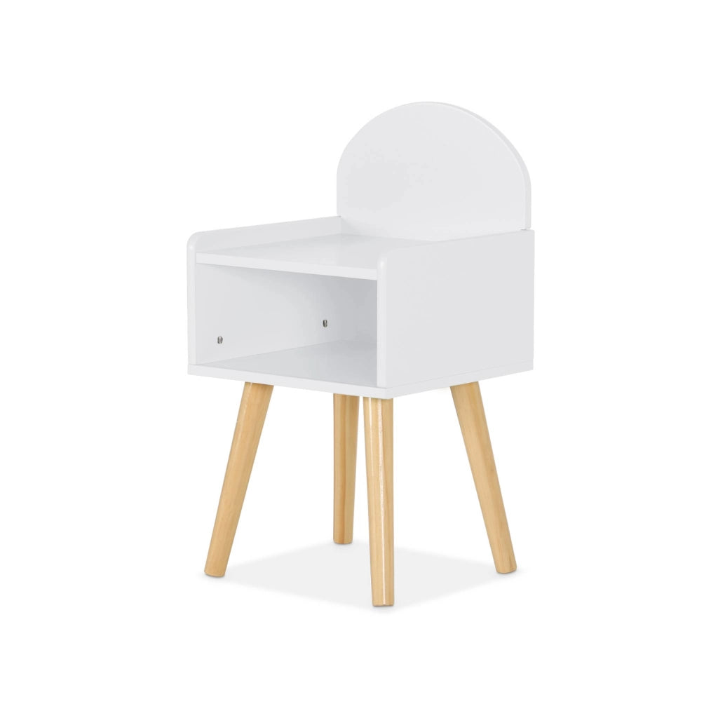 Comodino per bambini, bianco