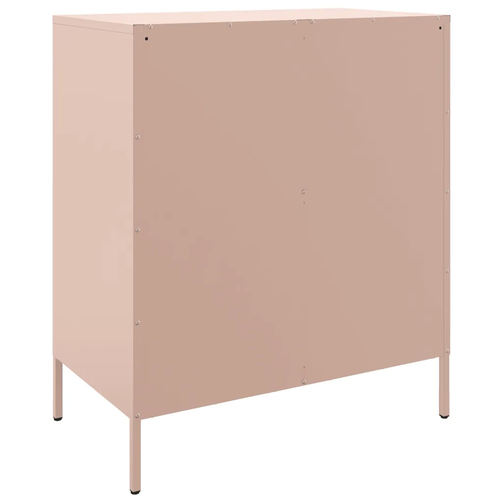 Credenza Rosa 68x39x79 cm in Acciaio 842953