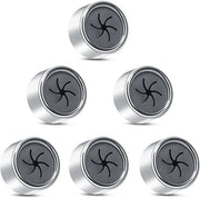 Maniglie per asciugamano autoadesive - Ganci per asciugamano rotondi - 6 pezzi
