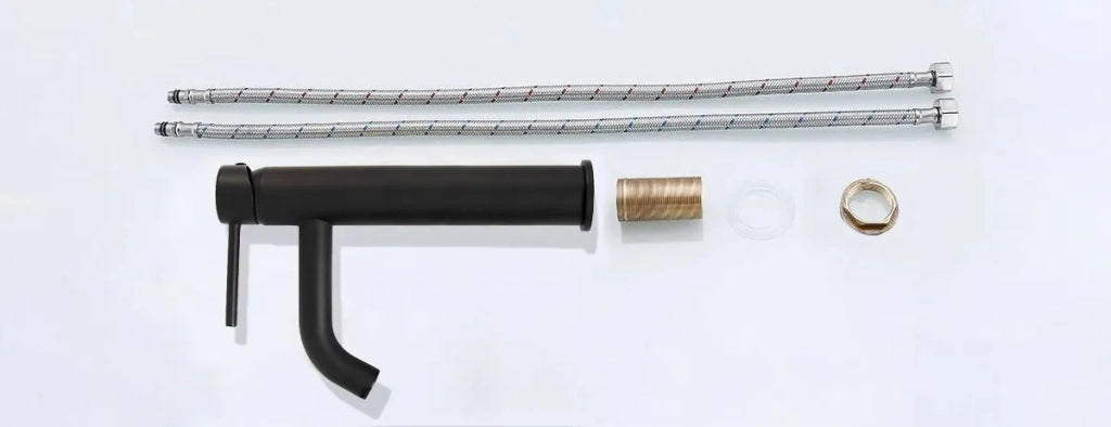 Rubinetto Da Lavabo Rea Lungo Black High