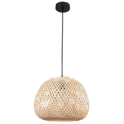 Lampada a sospensione boho bambù Ø35 E27 Polux Zanzibar