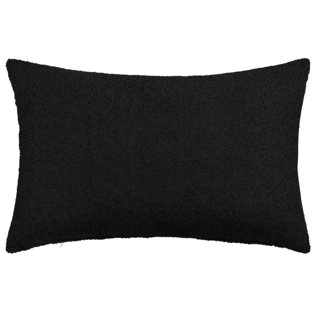 Federa 6 pcs HEERLEN Nero 50 x 75 cm Bouclé 911670