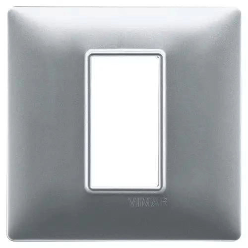 VIMAR PLANA - PLACCA 1M ARGENTO OPACO