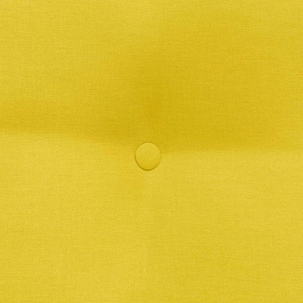 Cuscino per Schiena Giallo Chiaro 60 x 24 x 50 cm Tessuto 42014392