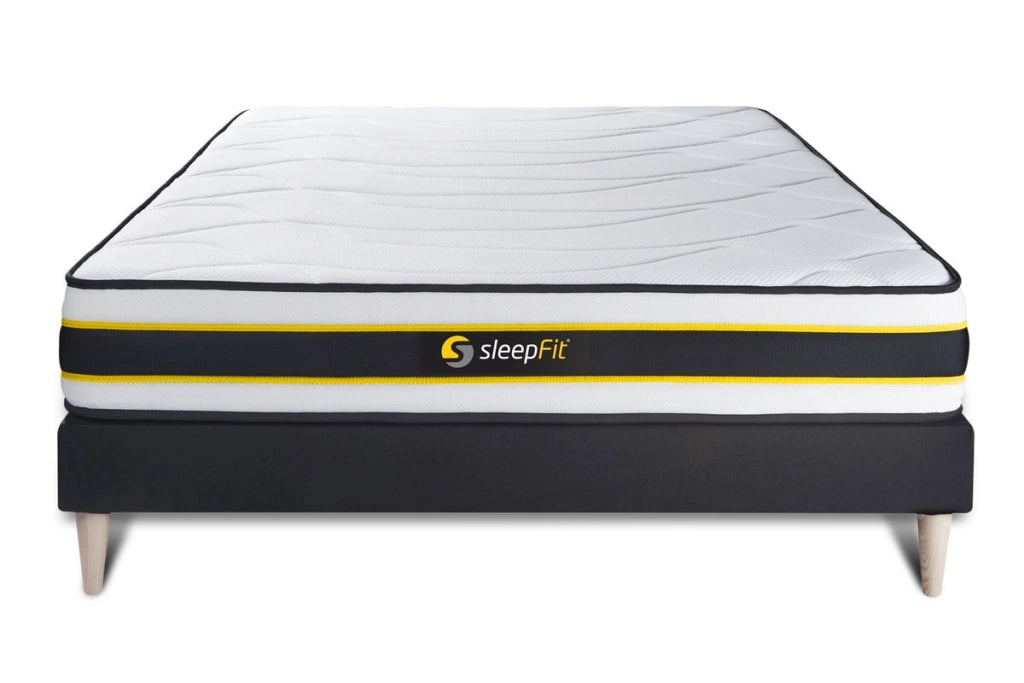 Kit rete e materasso FLEXY 120x190cm - Spessore : 22cm - molle insacchettate e memory foam - rigido