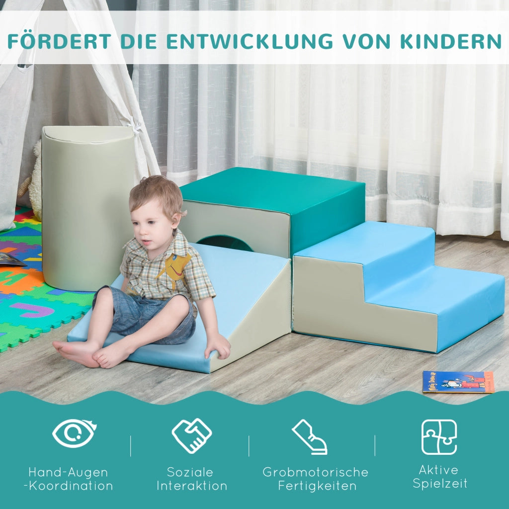 Blocchi da costruzione in schiuma morbida per bambini ¨C Minimal ¨C grigio chiaro