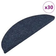 Tappetini Autoadesivi per Scale 30 pz | Gradini per Scale Blu 56x17x3 cm