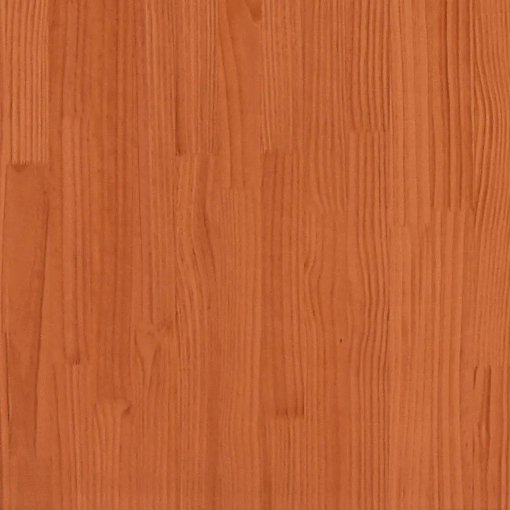 Fioriera Giardino Marrone Cera 31x31x31 cm Legno Massello Pino 837398