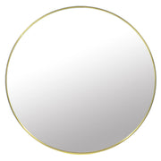 Specchio da parete rotondo con cornice dorata 70 cm