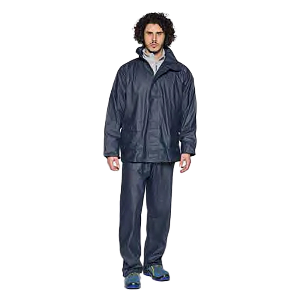 Giacca e pantalone impermeabile XXL blu