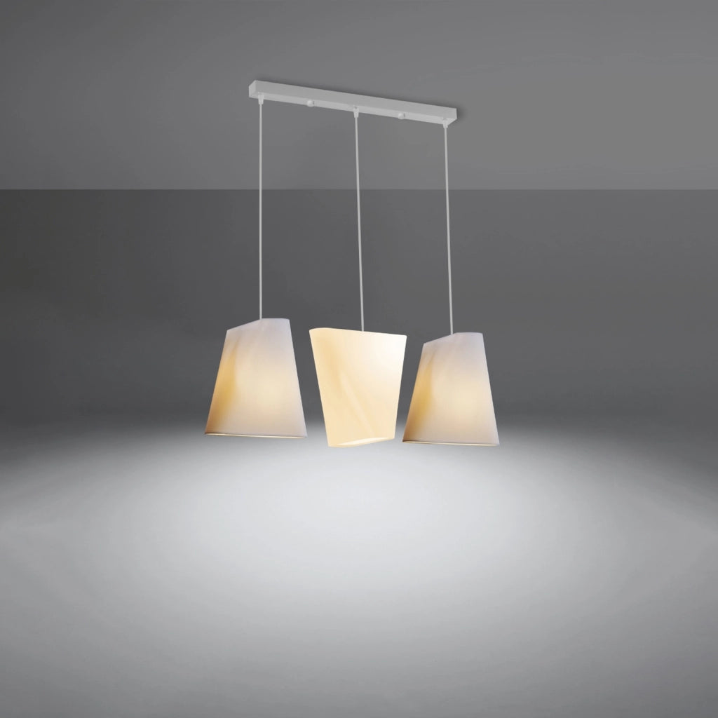 Lampadario BLUM 3 bianco
