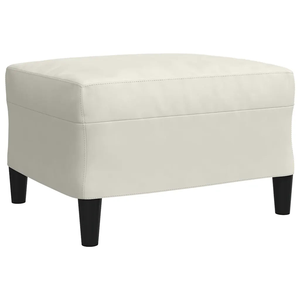Set di Divani 3 pz con Cuscini Crema in Velluto 3278409