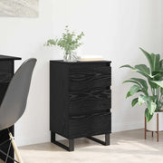 Credenza con Cassetto-Buffet-Armadio da cucina Rovere nero Legno multistrato