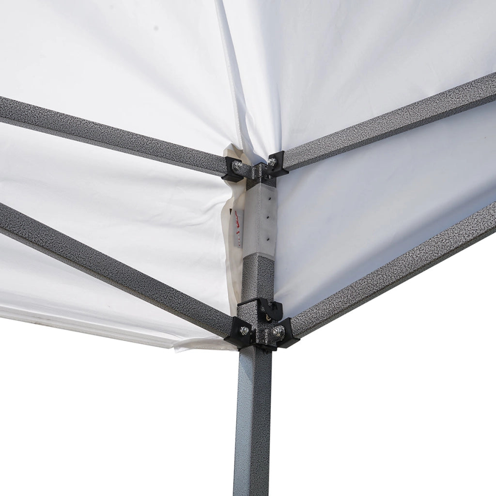 Gazebo bianco 3x6 m, altezza regolabile, pieghevole Breckner Germany