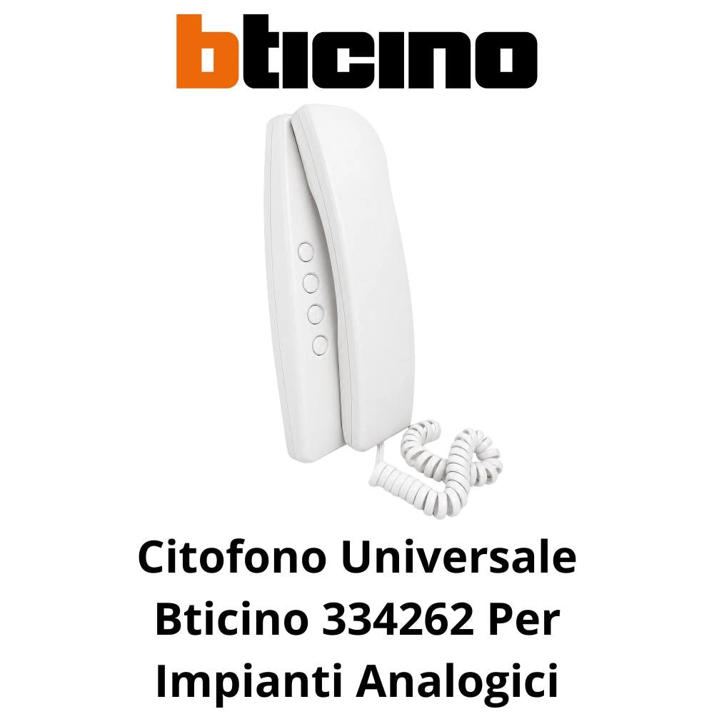 Citofono universale bticino 334262 per impianti analogici