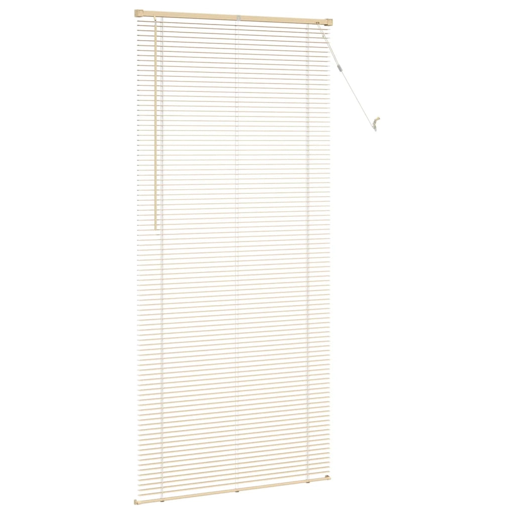 Tenda Veneziana | Tenda a lamelle Marrone Chiaro con Motivo 213 x 80 cm 25 mm PVC