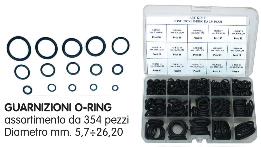 CASSETTA O-RING MISTA 354 PZ