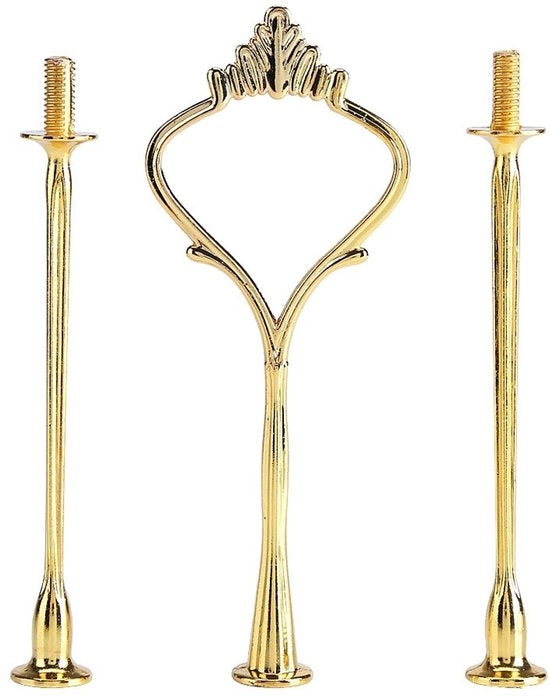 Etagère a 3 gradini in acciaio inox - resistente alle corrosioni - adatto per ceramica/vetro